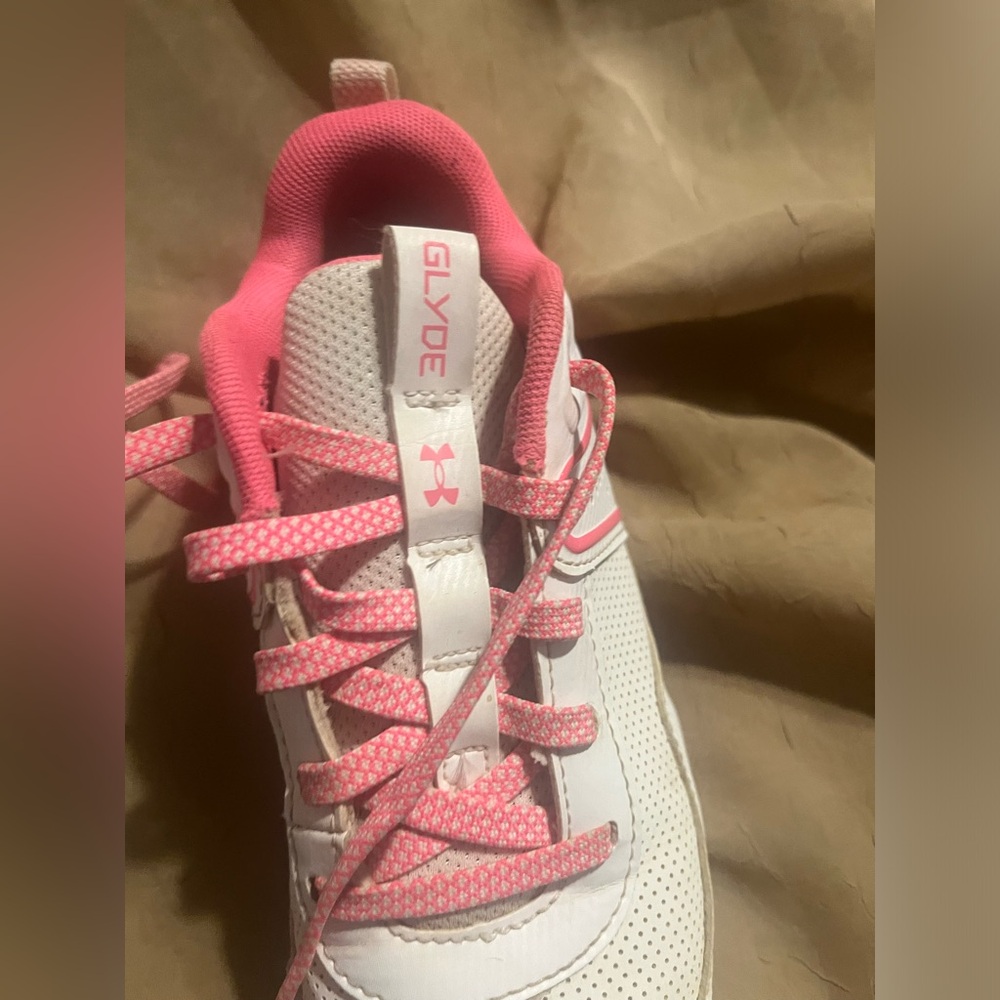 Size 3, girl softball cleats